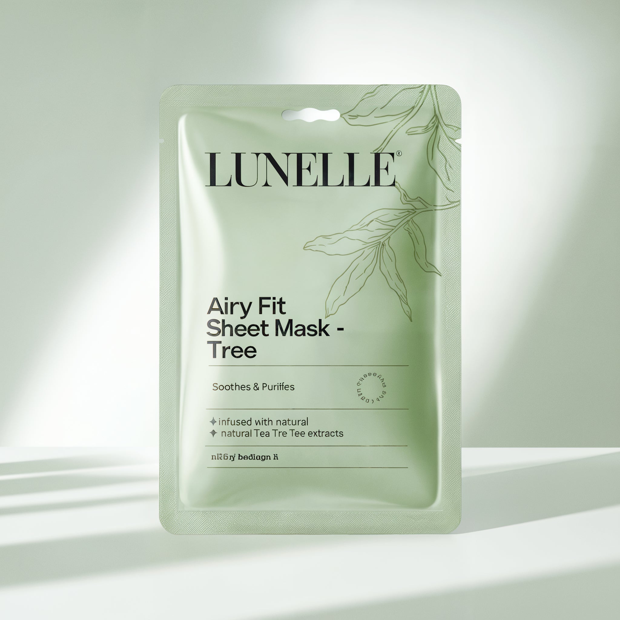 Lunelle Airy Fit Sheet Mask - Tea Tree