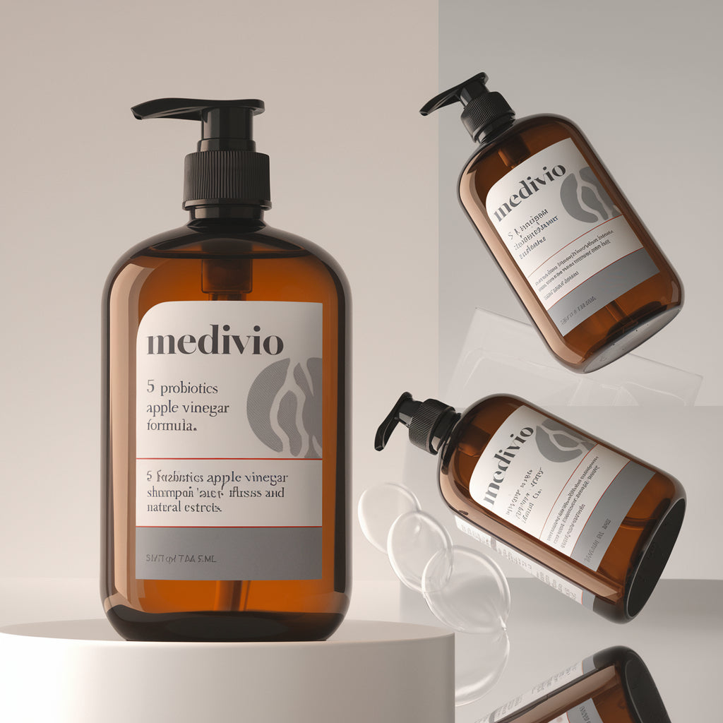 5 Probiotics Apple Vinegar Shampoo
